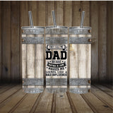 Dad Tumbler - Custom Wine Tumbler - 20 oz - Gift for Him