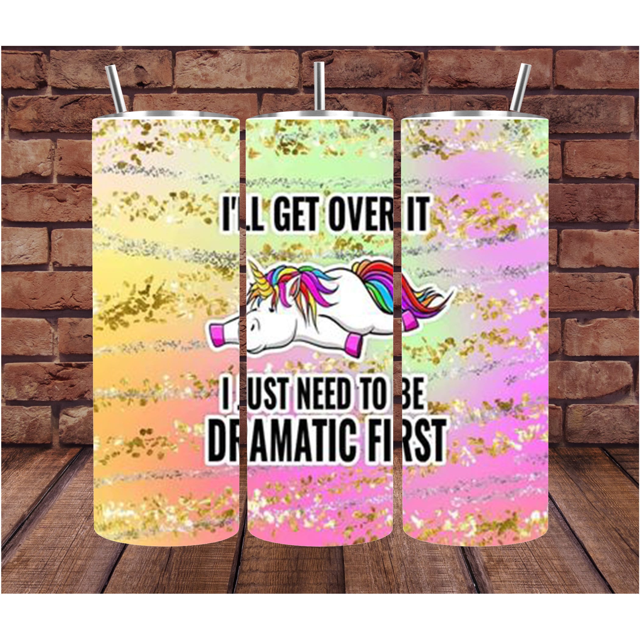 Unicorn Tumbler | Wine Tumbler | Custom Tumbler | Gift for Her | Drink Tumbler | 20 oz Drink Tumbler | Dramatic Unicorn Tumbler