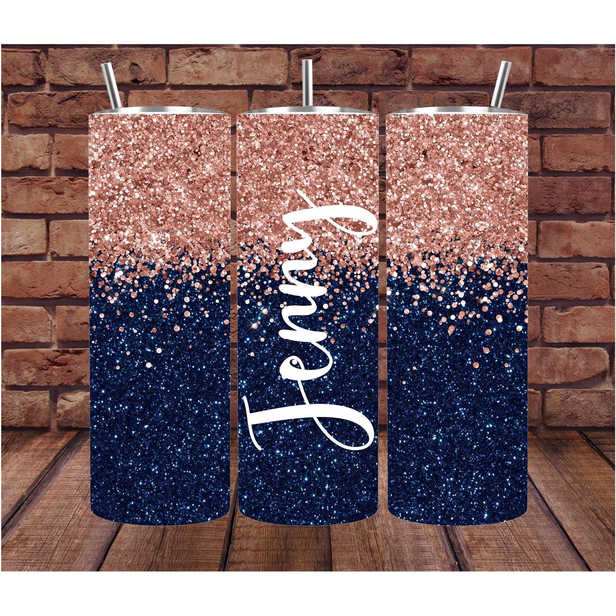 Personalized Tumbler | Wine Tumbler | Custom Tumbler | Gifts for Her | Drink Tumbler | Glitter Print Tumbler with Name | 20 oz Drink Tumbler