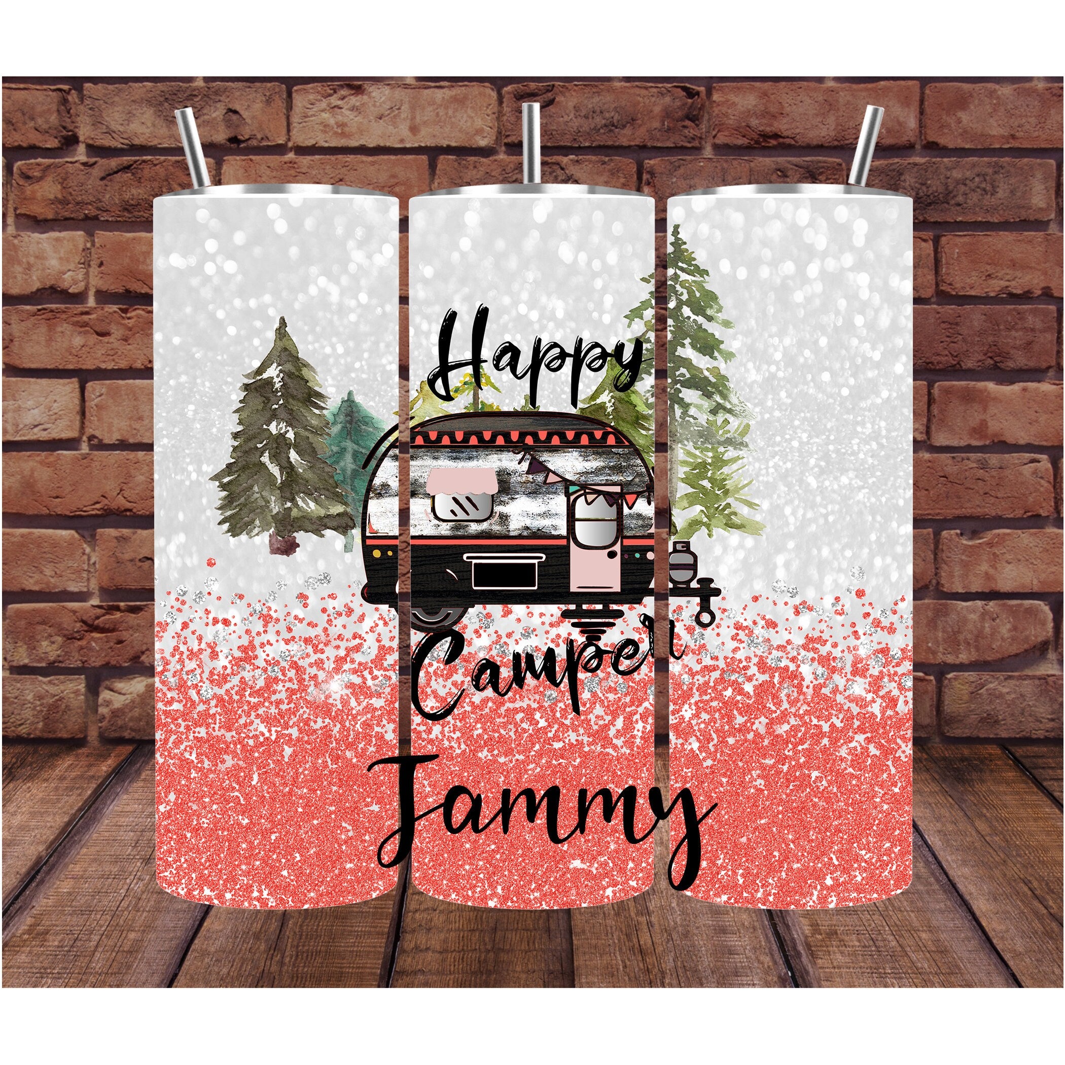 Personalized Tumbler | Wine Tumbler | Custom Tumbler | Gifts for Her | Drink Tumbler | Camper Tumbler with Name | 20 oz Drink Tumbler