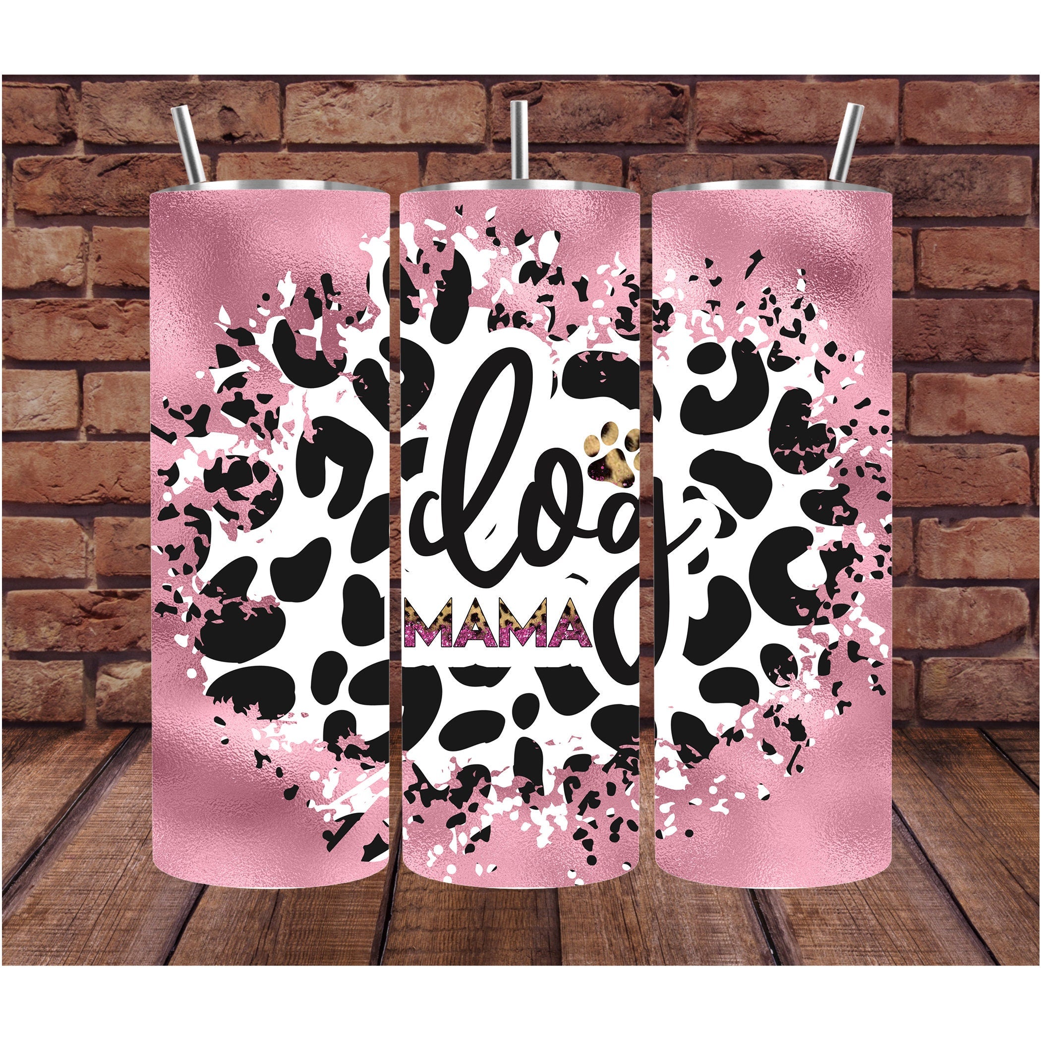 Dog Mom  Custom Wine Tumbler  Gift for Her  20 oz  Dog Mama  Dog Lover