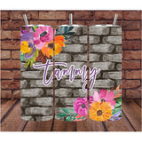 Personalized Cup | Wine Tumbler | Custom Tumbler | Gifts for Her | Drink Tumbler | 20oz Drink Tumbler | Personalized Drink Cup | Flower Cup