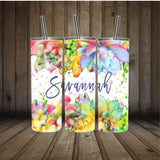 Succulent Gift | Gift for Mom | Custom Tumbler | Gifts for Her | Drink Tumbler | Floral Drink Tumbler | 20oz Drink Tumbler | Drink Cup