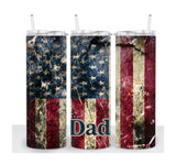 Personalized Cup | Wine Tumbler | Custom Tumbler | Gifts for Him | Drink Tumbler | Drink Cup for Dad | 20oz Drink Tumbler | Flag Drink Cup