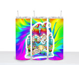 Peace and Love Gnome Tumbler | Tie Dyed Gnome Cup | Custom Tumbler | Gift for Her | Drink Tumbler | 20oz Drink Cup | Birthday Gift Peace