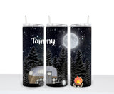 Custom Camper Tumbler - Personalized 20oz Drink Cup for Her - RV Camping Gift
