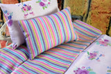18 20 inch Doll Bedding - Purple Unicorn Print for Girls Baby Doll or Pet Dog Bed