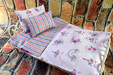 18 20 inch Doll Bedding - Purple Unicorn Print for Girls Baby Doll or Pet Dog Bed