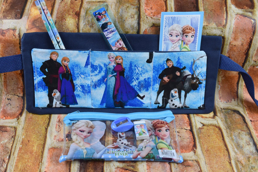 Craft Apron | Craft Belt  | Child's Art Apron | Kids Pocket Apron | Elsa Apron | Gifts for Girls | Half Apron | Girls Gift | Kids Art Apron