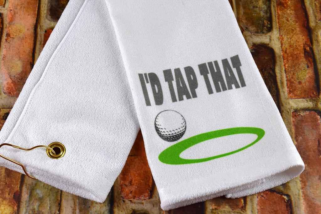 Golf Towel | Gift for Golfer | Scrubber Golf Towel | Funny Golf Towel | Father's Day Gift | Gift for Guys | Custom Golf Towel | Gift for Dad