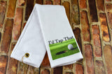 Funny Golf Towel | Golf Towel | Gift for Golfer | Scrubber Golf Towel | Father's Day Gift | Gift for Guys | Custom Golf Towel | Gift for Dad