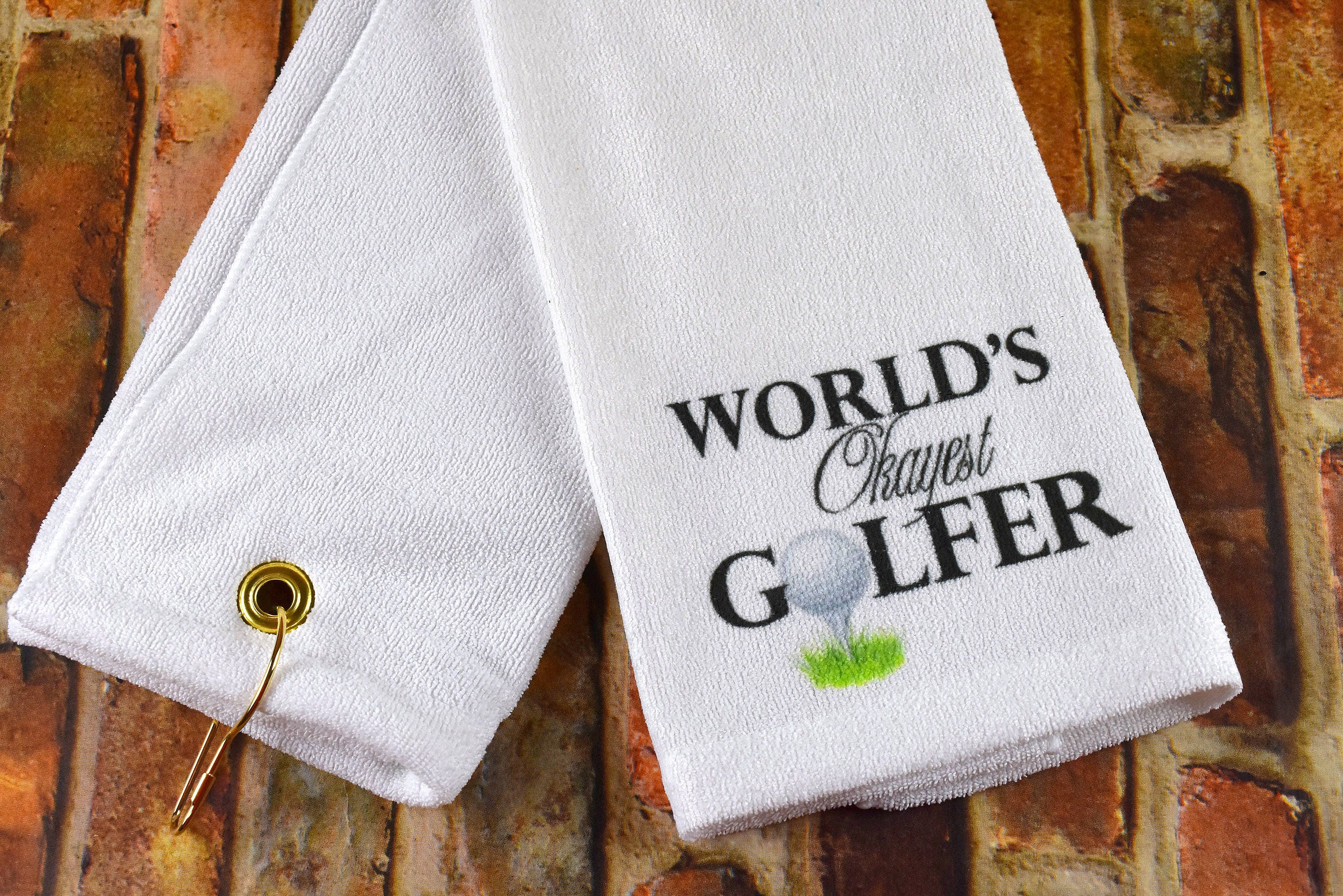 Gift for Dad | Golf Towel | Gift for Golfer | Scrubber Golf Towel | Funny Golf Towel | Father's Day Gift | Gift for Guys | Custom Golf Towel