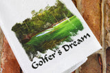 Golf Towel | Gift for Golfer | Scrubber Golf Towel | Custom Golf Towel | Personalized Golf Towel | Father's Day Gift | Gift for Guys |