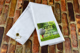 Custom Golf Towel | Golf Towel | Gift for Golfer | Scrubber Golf Towel | Funny Golf Towel | Father's Day Gift | Gift for Guys | Gift for Dad