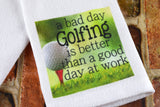 Custom Golf Towel | Golf Towel | Gift for Golfer | Scrubber Golf Towel | Funny Golf Towel | Father's Day Gift | Gift for Guys | Gift for Dad