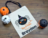 Personalized Halloween Bag | Candy Bag | Halloween Tote | Halloween Bag | Personalized Treat Bag | Halloween Gift | Gift Bag | Kids Bag