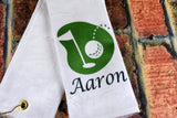 Golf Towel | Gift for Golfer | Scrubber Golf Towel | Funny Golf Towel | Father's Day Gift | Gift for Guys | Custom Golf Towel | Gift for Dad