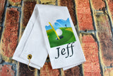 Golf Towel | Gift for Golfer | Scrubber Golf Towel | Funny Golf Towel | Father's Day Gift | Gift for Guys | Custom Golf Towel | Gift for Dad