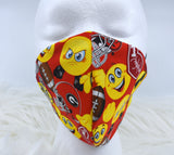 Face Mask | Cotton Mask | Georgia Print Mask | Mens Mask | Womans Mask | Adult Mask | Reusable Face Mask | Elastic Face Mask | Washable Mask