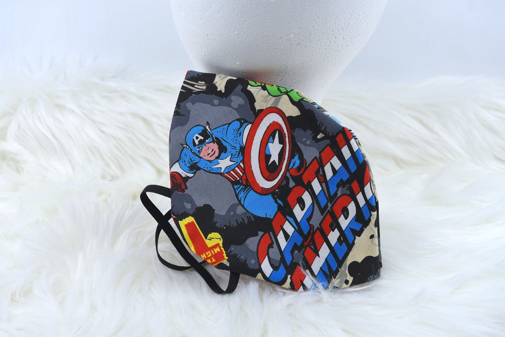 Face Mask | Cotton Mask | Superhero Mask | Mens Mask | Womans Mask | Adult Mask | Reusable Face Mask | Elastic Face Mask | Washable Mask