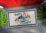Welcome Mat | RV Doormat | Camper Door Mat | Front Door Mat | Welcome Mat | Happy Camper Doormat | Christmas Gift | Welcome Door Mat