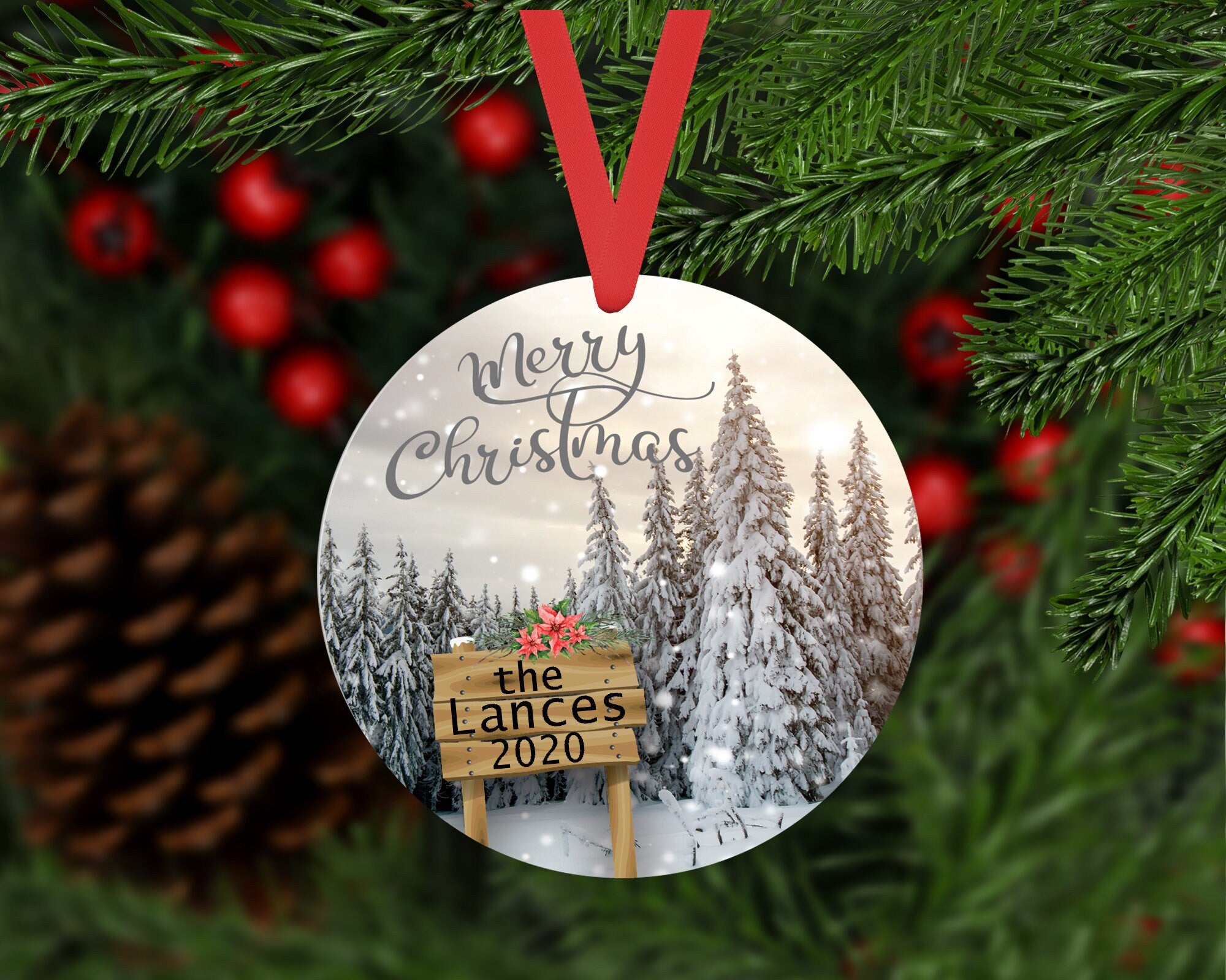 Personalized Christmas Ornament | Personalized Ornament | Family Ornament | Custom Ornament | Christmas Ornament | Christmas 2021 Ornament