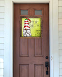 Christmas Sign | Personalized Christmas Door Hanger | Personalized Door Sign | Family Door Hanger | Custom Door Hanger | Christmas Door Sign