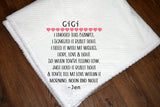 Personalized Blanket | Custom Throw Blanket | Plush Throw | Grandma Blanket | Throw Blanket  | Christmas Gift | Gifts for Her | Meme Gigi