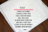 Personalized Blanket | Custom Throw Blanket | Plush Throw | Grandma Blanket | Throw Blanket  | Christmas Gift | Gifts for Her | Meme Gigi