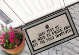 Welcome Mat | Pet Parent Doormat | Funny Door Mat | Dog Door Mat | Welcome Mat | Dog Doormat | House Warming Gift | Custom Door Mat