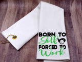 Golf Towel | Gift for Golfer | Scrubber Golf Towel | Funny Golf Towel | Father's Day Gift | Gift for Guys | Custom Golf Towel | Gift for Dad