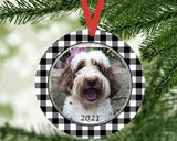 Personalized Christmas Ornament | Custom Dog Ornament | Pet Ornament | Custom Photo Ornament | Christmas Ornament | Dog Photo Ornament |