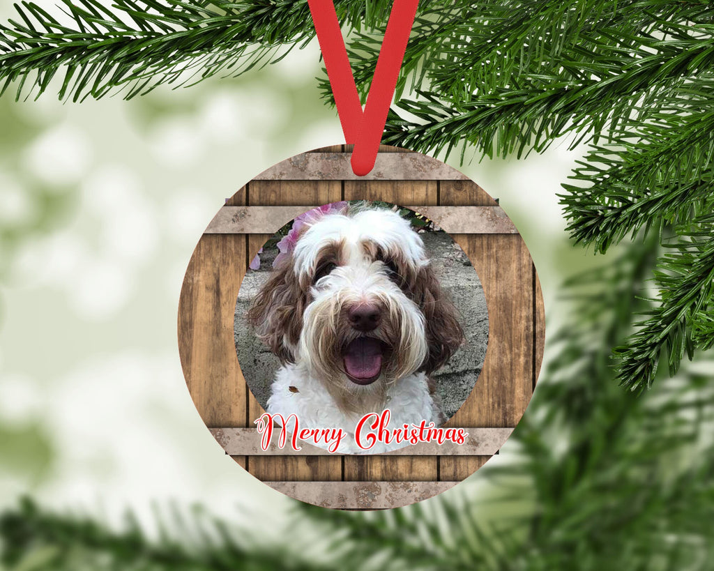Personalized Christmas Ornament | Personalized Dog Ornament | Pet Ornament | Custom Ornament | Christmas Ornament | Dog Picture Ornament |