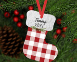 Personalized Christmas Ornament | Personalized Ornament | Kids Ornament | Gift Tag Ornament | Christmas Stocking | Stocking Ornament Buffalo