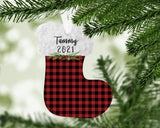Personalized Christmas Ornament | Personalized Ornament | Family Ornament | Custom Ornament | Christmas Stocking | Stocking Ornament Buffalo