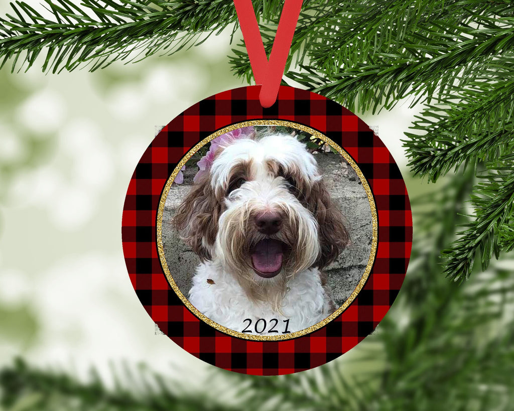 Personalized Christmas Ornament | Personalized Dog Ornament | Pet Ornament | Custom Ornament | Christmas Ornament | Dog Picture Ornament |