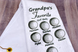 Personalized Golf Towel | Gift for Golfer | Scrubber Golf Towel | Grandpa Golf Towel | Gift for Guys | Custom Golf Towel | Gift for Dad