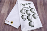 Personalized Golf Towel | Gift for Golfer | Scrubber Golf Towel | Grandpa Golf Towel | Gift for Guys | Custom Golf Towel | Gift for Dad