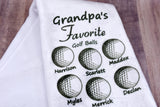 Personalized Golf Towel | Gift for Golfer | Scrubber Golf Towel | Grandpa Golf Towel | Gift for Guys | Custom Golf Towel | Gift for Dad