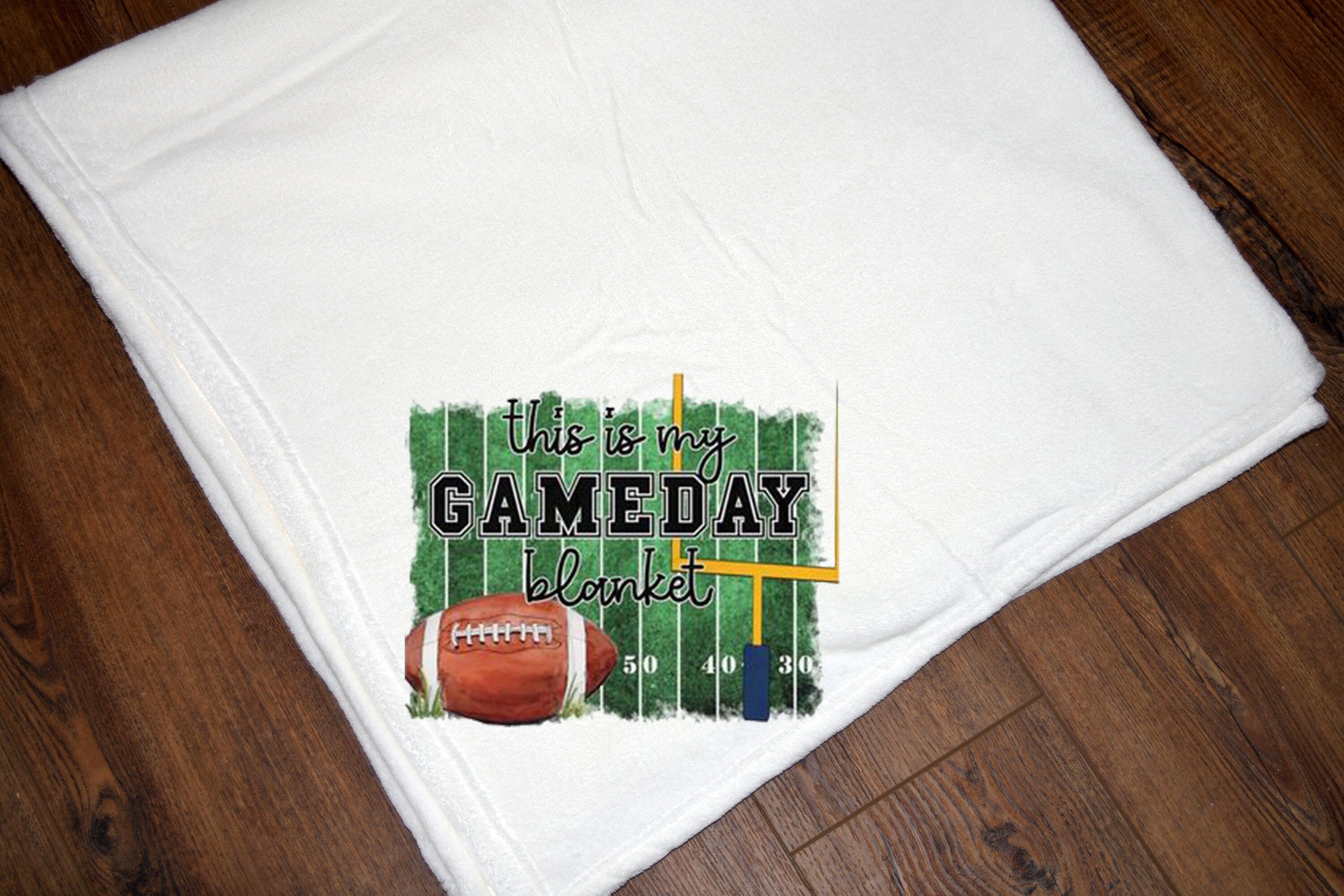 Gameday Blanket | Custom Throw Blanket | Plush Throw | Football Blanket | Throw Blanket  | Christmas Gift for Her | Christmas Gift | Sports