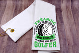 Golf Towel | Gift for Golfer | Scrubber Golf Towel | Funny Golf Towel | Father's Day Gift | Gift for Guys | Custom Golf Towel | Gift for Dad