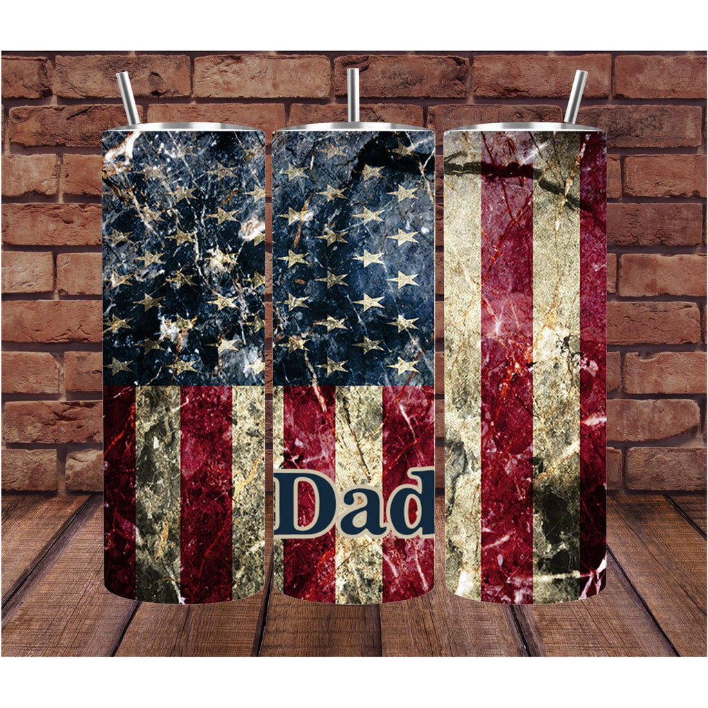 Personalized Cup | Wine Tumbler | Custom Tumbler | Gifts for Him | Drink Tumbler | Drink Cup for Dad | 20oz Drink Tumbler | Flag Drink Cup