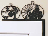 Halloween Sign | Custom Door Trim | Witch Haunted House | Door Trim Sitter | Holiday Door Decoration | Custom Door Sitter | Halloween Witch