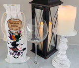 Halloween Wine Bag with Wine Charms | Halloween gift set for Hostess | Drink up Witches Wine Bag