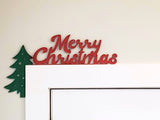Merry Christmas Sign | Custom Door Trim | Christmas Decor | Door Trim Sitter | Holiday Door Decoration | Custom Door Sitter | Christmas Gift