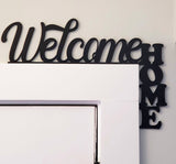 Welcome Sign | Custom Door Trim | Welcome Home Corner | Door Trim Sitter | Custom Door Sign | Custom Door Sitter | Welcome Home Door Trim