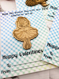 Valentine Cards | Preschool Elementary School Valentines | Non Candy Valentines | Valentine Pocket Hugs | Valentine Gifts | Kids Valentines