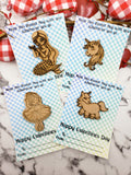 Valentine Cards | Preschool Elementary School Valentines | Non Candy Valentines | Valentine Pocket Hugs | Valentine Gifts | Kids Valentines