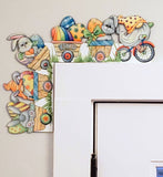 Easter Sign | Custom Door Corner | Easter Gnome | Door Trim Sitter | Holiday Door Decoration | Door Frame Sitter | Easter Door Sign