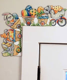 Easter Sign | Custom Door Corner | Easter Gnome | Door Trim Sitter | Holiday Door Decoration | Door Frame Sitter | Easter Door Sign